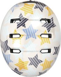 Abus Skurb Kid Grey Stars Børnehjelm