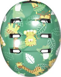 Abus Skurb Kid Green Jungle børnehjelm