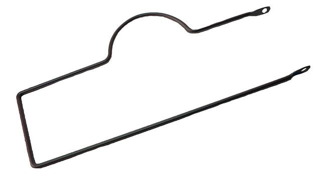 Bøjle til fastmonteret kurv sort 700c 410mm m. bue til reflektor til aksel