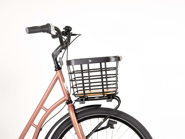 Atran QB Square cykelkurv med træbund