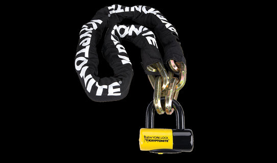 Krytonite kædelås 150 cm i sort