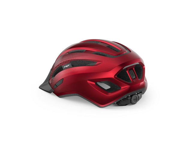 MET Helmet Downtown Red/Glossy L (58-61 cm)