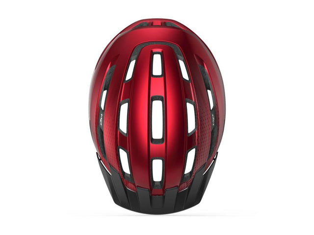 MET Helmet Downtown Red/Glossy L (58-61 cm)