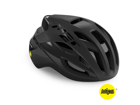 MET Helmet Rivale MIPS Black/Matt Glossy M (56-58 cm)