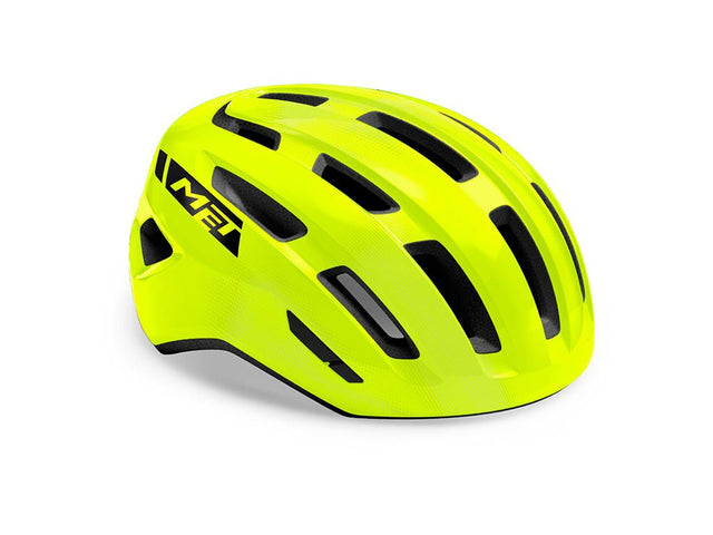 MET Helmet Miles Safety Yellow/Glossy L (58-61 cm)
