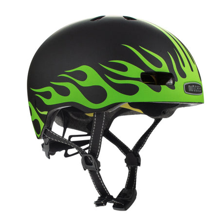 Nutcase Little Nutty Burn Rubber MIPS hjelm