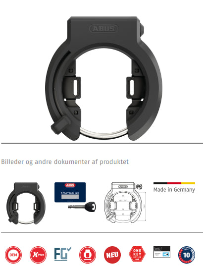 Abus Granit XPlus 6950M NR BK AM ringlås