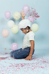 Abus - Smiley 3.0 ACE LED Pure white børnehjelm