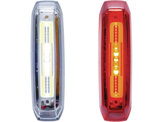 Abus lyra lygtesæt genopladelig