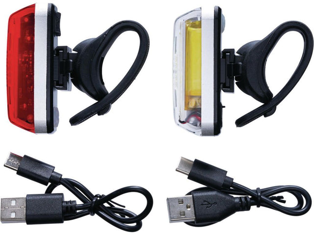 Abus lyra lygtesæt genopladelig