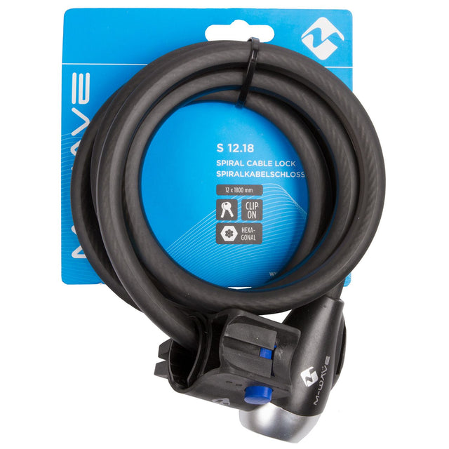 M-WAVE 12.18 kabellås - Cykellås