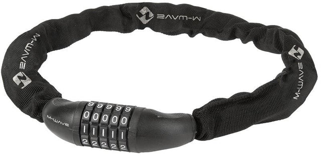 M-Wave Kædelås med kode, 6x850 mm