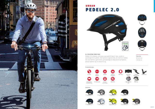 Silver Edition Pedelec 2.0 cykelhjelm fra Abus