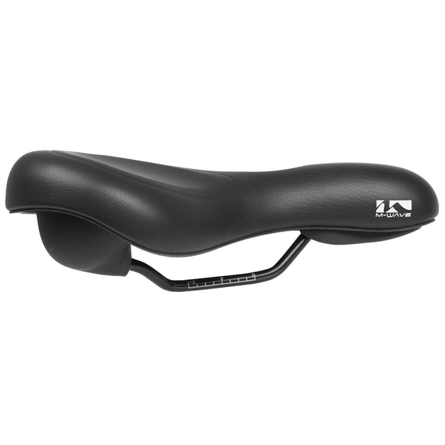 M-WAVE Vacu City II Cykelsadel - Sort
