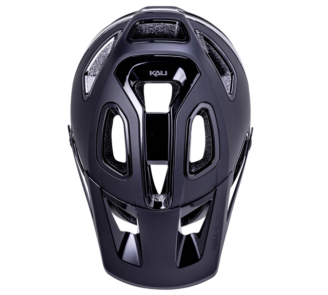 Kali Cascade Solid Mat/Gloss Black - Cykelhjelm