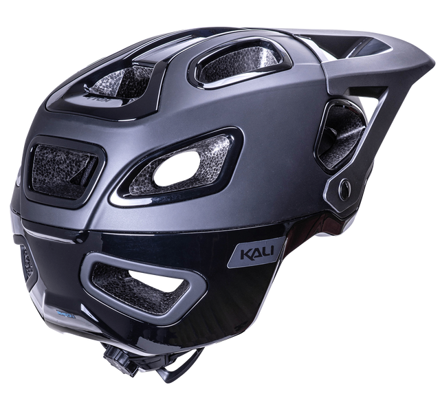 Kali Cascade Solid Mat/Gloss Black - Cykelhjelm