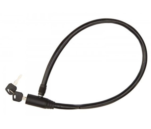 Kabellås Bike Attitude 4,5x650 mm Sort m/nøgle