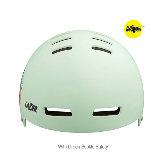 Lazer Cykelhjelm one+ mips matte green flowers