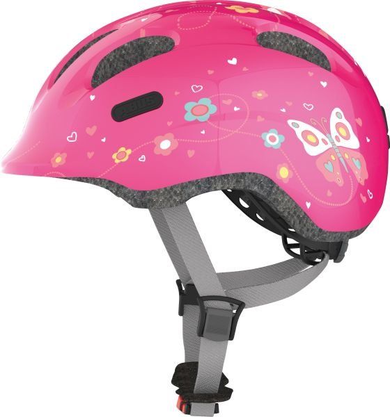 Abus cykelhjelm Smiley 2.0 pink butterfly