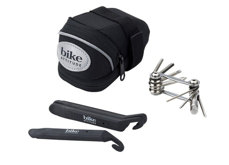Bike Attitude Sadeltaske Inkl. Miniværktøj og Dækjern