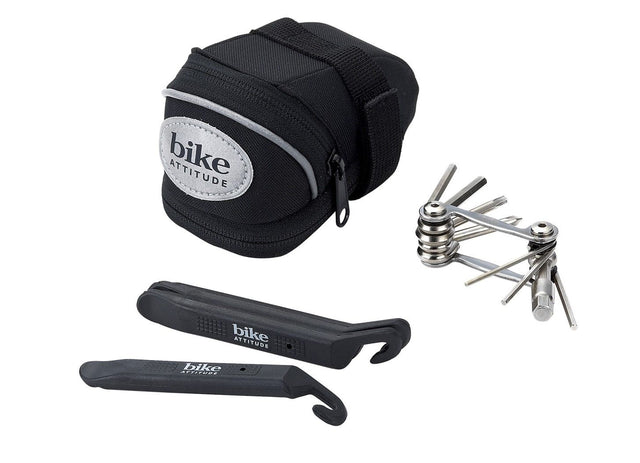 Bike Attitude Sadeltaske Inkl. Miniværktøj og Dækjern