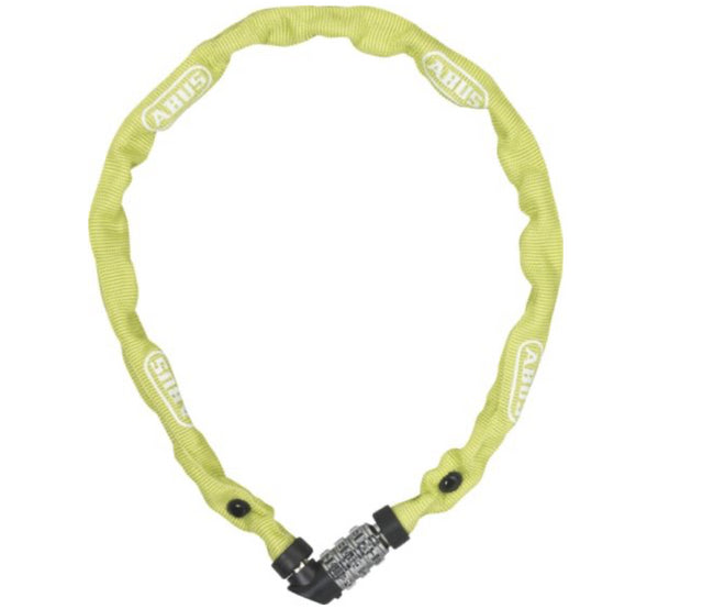 Abus Web-color kædelås m. kode orange ,110 cm.