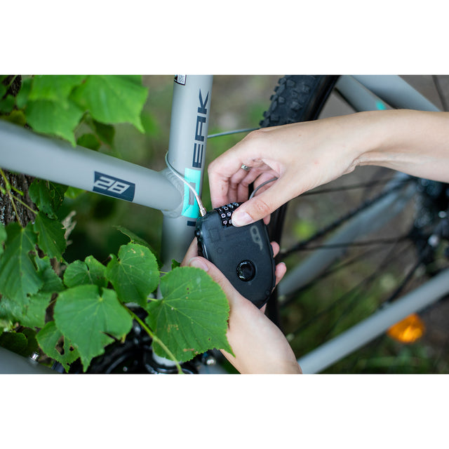 Hjelmlås M-wave Smart sort