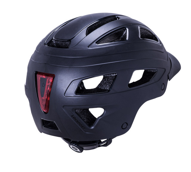 Kali Cruz i Sort Mat - Cykelhjelm