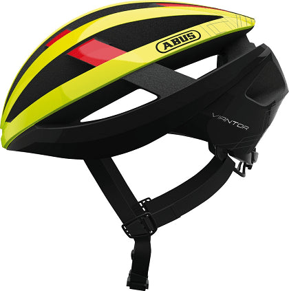 Viantor Neon Yellow cykelhjelm fra Abus