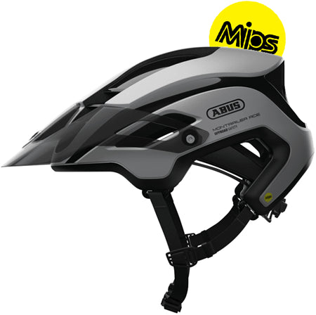 Polar White Montrailer ACE Mips cykelhjelm fra Abus