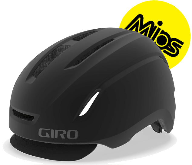 Giro Caden MIPS cykelhjelm, mat sort