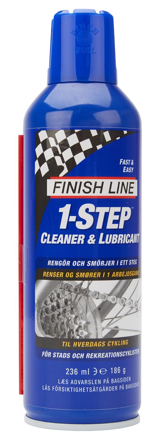 Finish line olie 1-step rens og smørelse til cykel - 240 ml