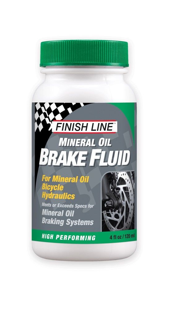 Finish line mineral brake fluid bremseolie - 120 ml