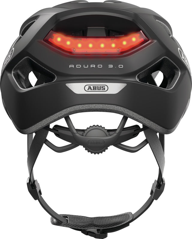 Abus Aduro 3.0 LED velvet black - cykelhjelm