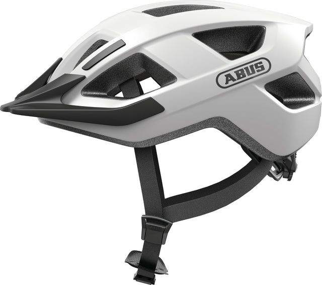 Abus Aduro 3.0 LED polar white - cykelhjelm