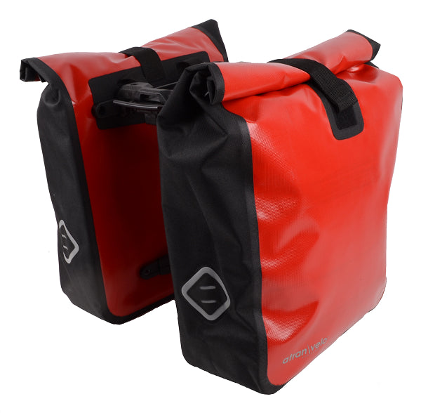 Atran Velo Travel vandtæt bagagetaske AVS rød/sort