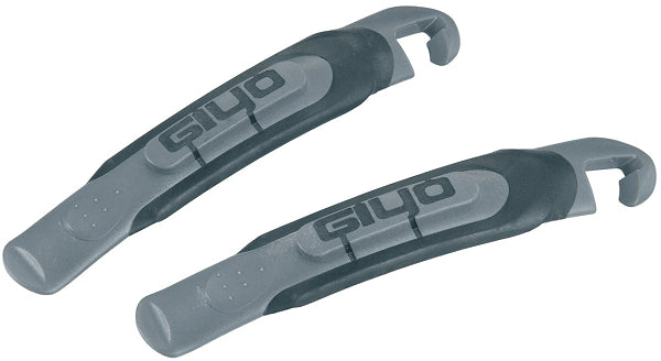 Sæt bestående af 2. stk dækjern med gummibelægning