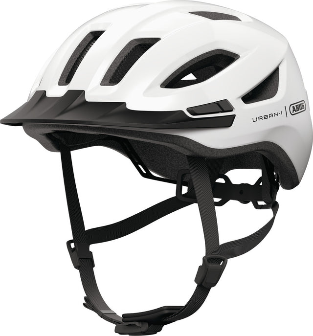 Abus Urban-I 4.0 shiny white - cykelhjelm
