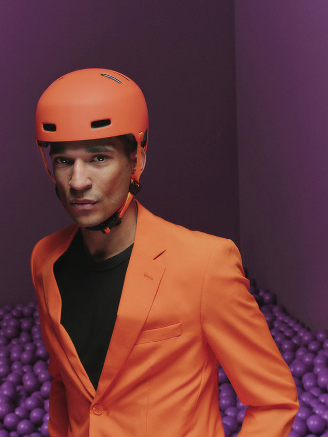 Abus Urban XOXO mono orange - cykelhjelm