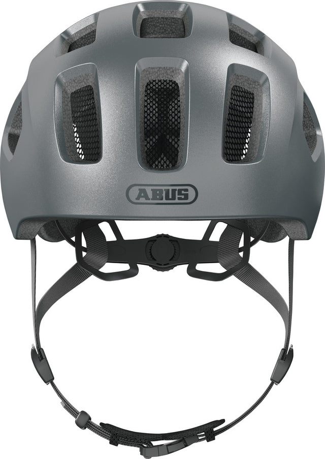 Abus Youn-I 2.0 graphite silver - Cykelhjelm