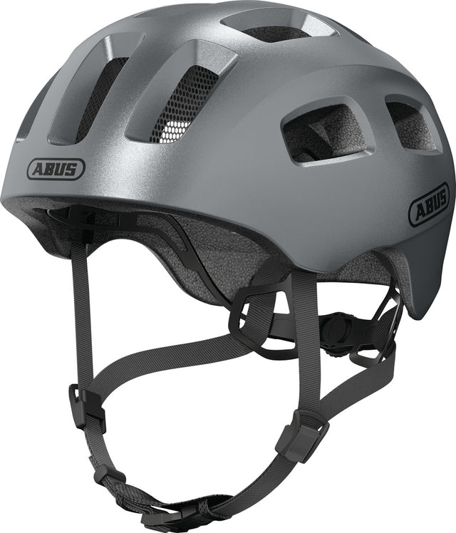 Abus Youn-I 2.0 graphite silver - Cykelhjelm
