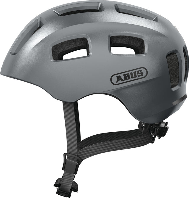 Abus Youn-I 2.0 graphite silver - Cykelhjelm