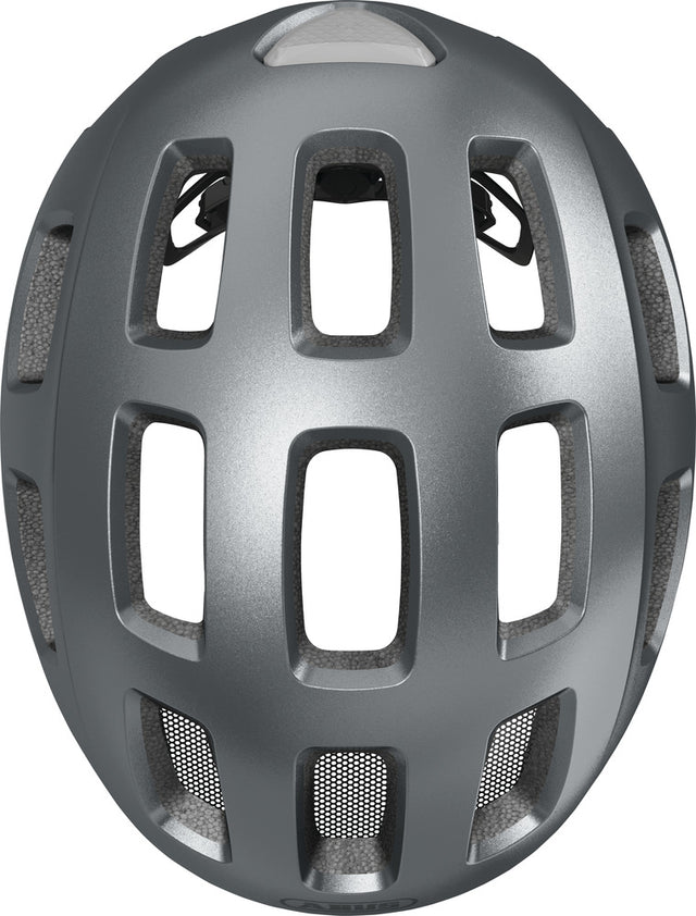 Abus Youn-I 2.0 graphite silver - Cykelhjelm