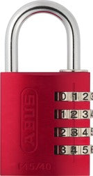 ABUS Kodehængelås 145/40 Rød Blister