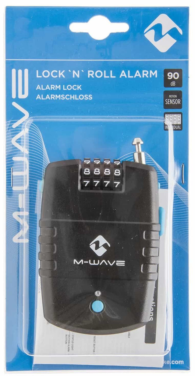 M-Wave Lock ‘N ‘Roll hjelmlås med alarm