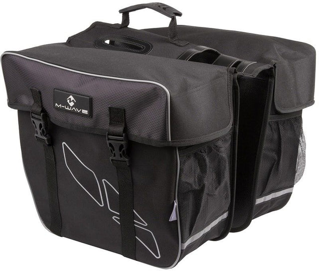 M-Wave dobbelt cykeltaske, sort