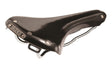 Brooks Shallow Antik retro læder cykelsadel, sort