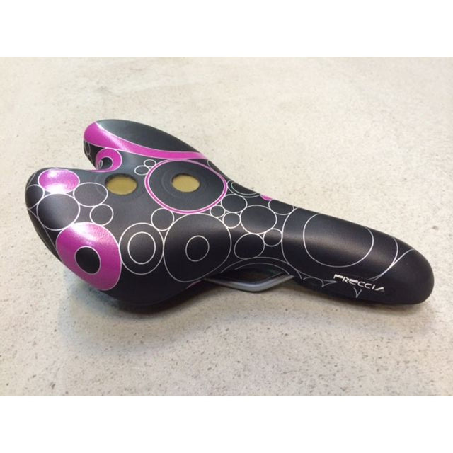 Cultima Selle Royal Gel sadel, sort/lilla