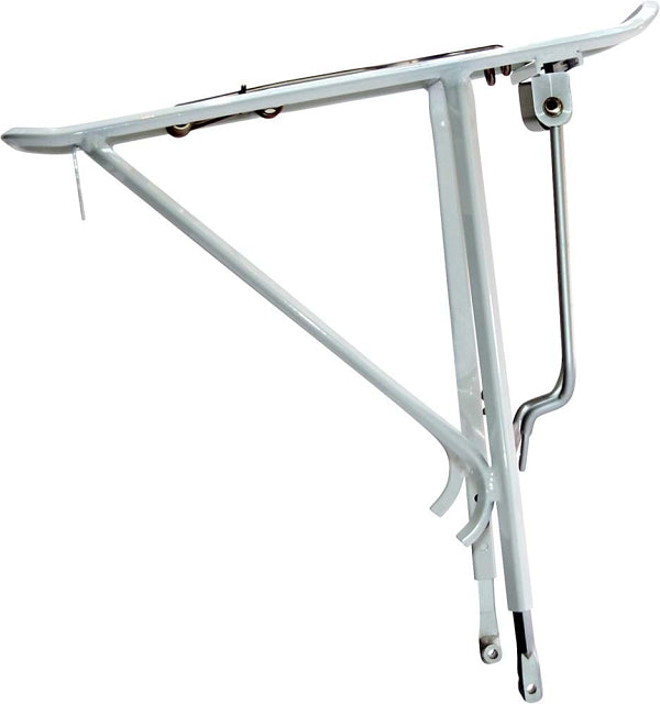 Avenue bagagebærer m. klap, 29”, hvid