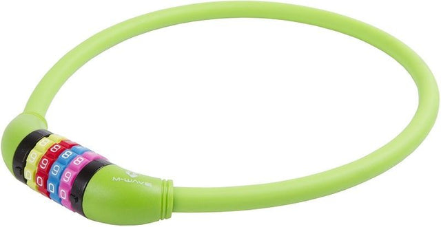 M-Wave DS 12.6,5 cykellås med kode, grøn